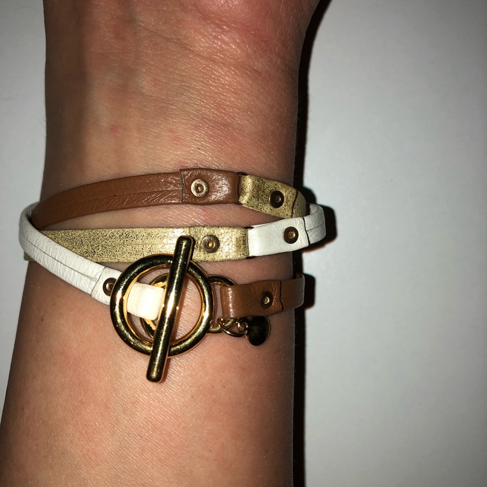 Georgina Wrap Leather Bracelet